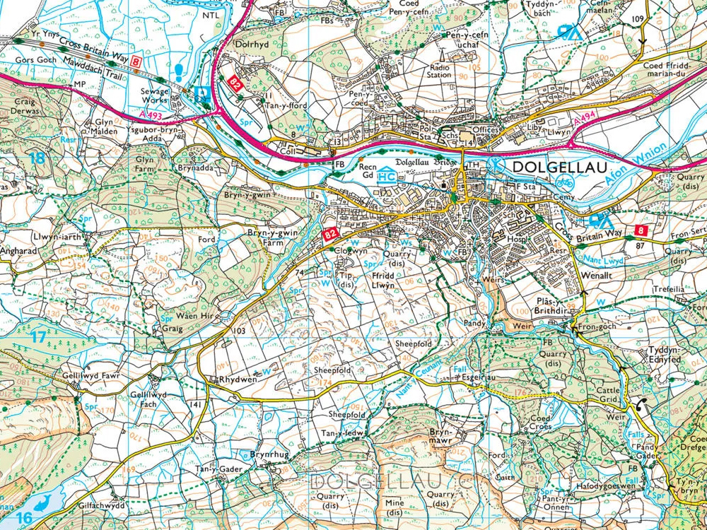 Explorer Maps at 1:25000 Scale Ordnance Survey Data